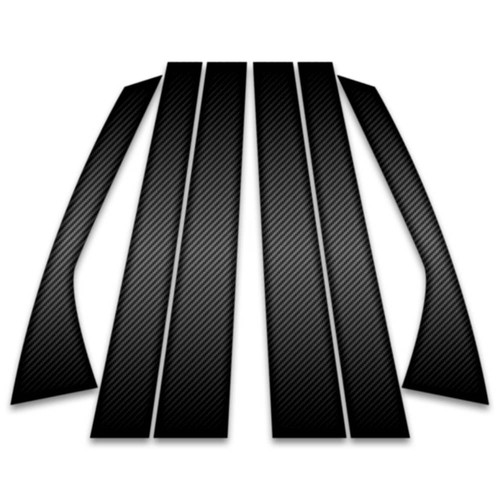 6pc carbon fiber pillar post - pillar,